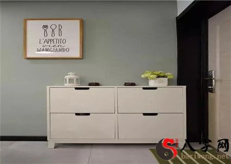 门口鞋柜上放什么摆件好 门口鞋柜上放什么摆件好