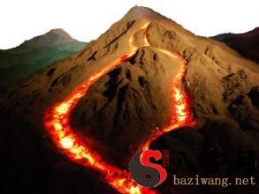 梦见火山岩浆