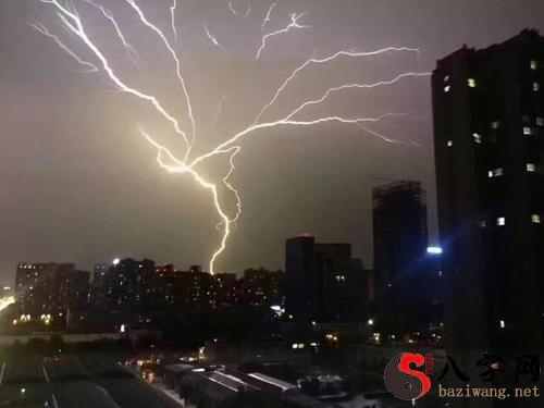 梦见十分耀眼的闪电